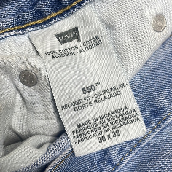 Levi’s Relaxed For 550 distressed Men’s Jeans - Picture 3 of 7